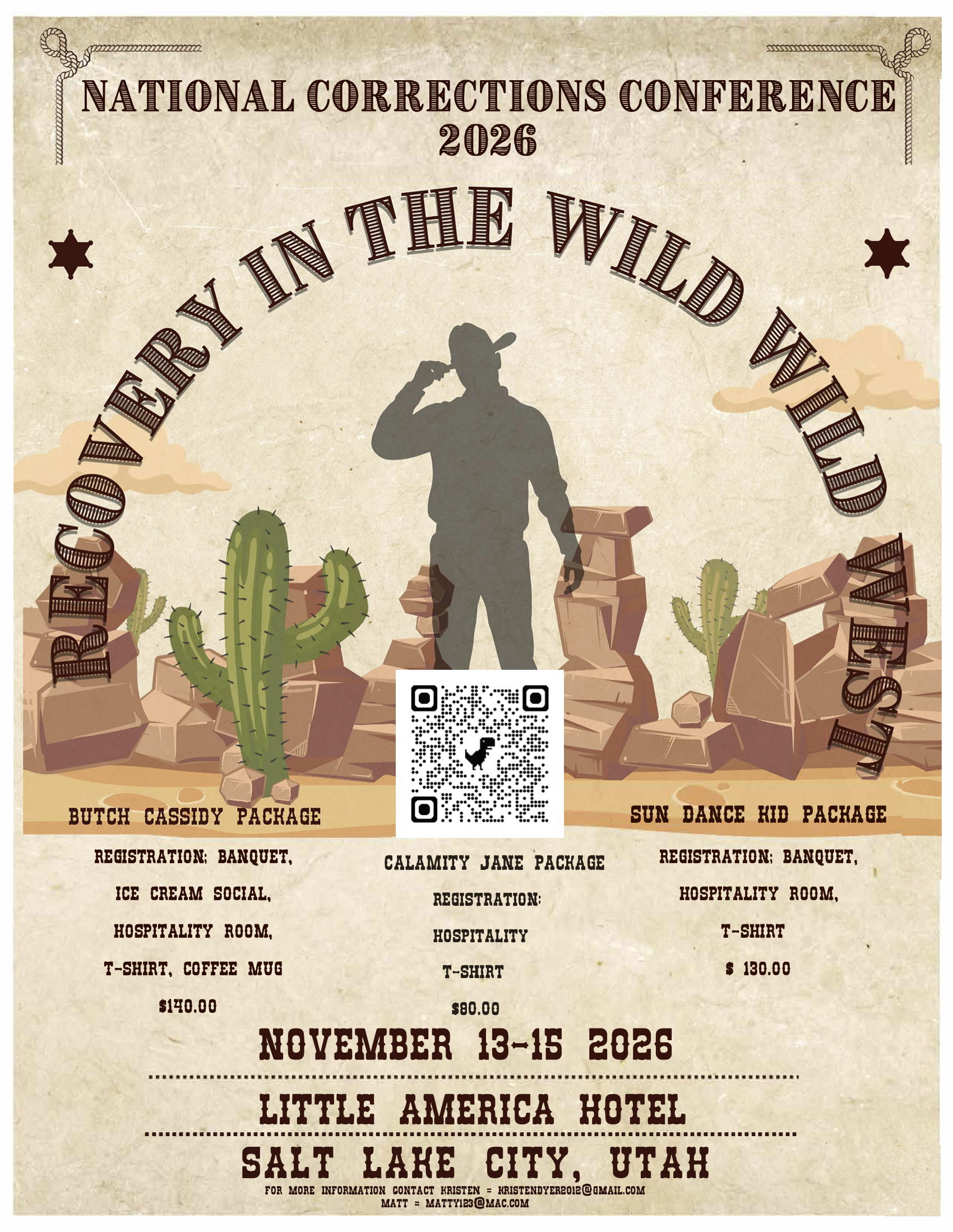 National Corrections Conference, Nov 13-15, Salt Lake City, UT
